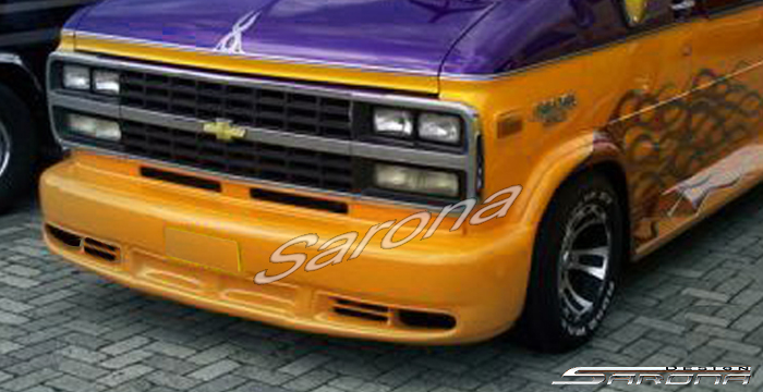 Custom Chevy G10/G20/G30 Van  All Styles Front Bumper (1978 - 1995) - $590.00 (Part #CH-055-FB)